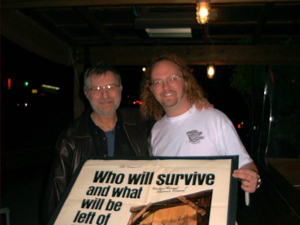 Tobe Hooper and Tim Harden at a screening of TCM.