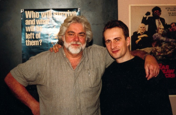 Vinnie with Gunnar Hansen in Graz at an appearance of Gunnar's that he put together
