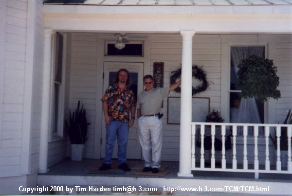 Allen Danziger and I on the front porch.