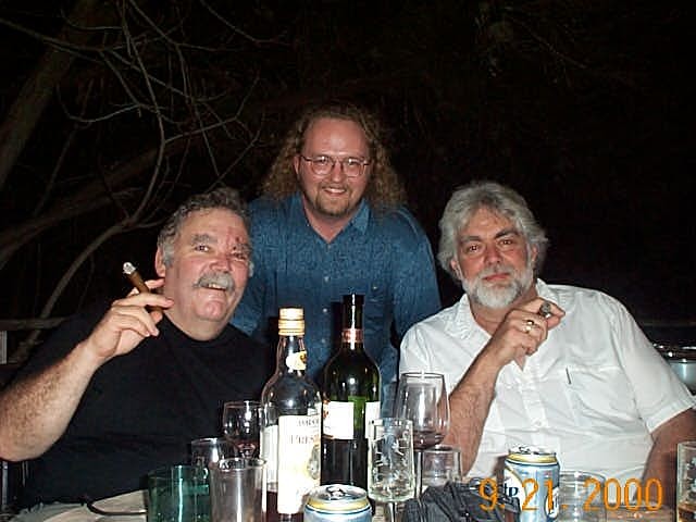 Paul Partain, myself and Gunnar Hansen