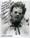 Vinnies autograph from Gunnar Hansen.