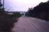 Looking from the top of the hill and down on old 172.  Facing north.