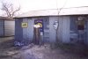 The back of the gas station.